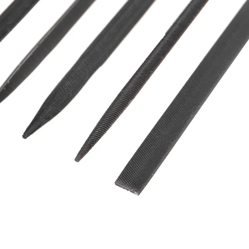 Набор надфилей 160х4мм, обрезиненные рукоятки, 10 шт. KRANZ - Фото 2