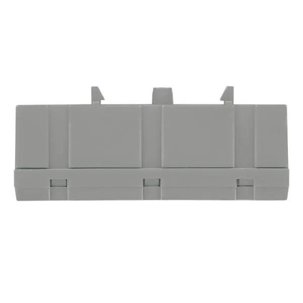 Шина "фаза" L (6x9мм) 10 отв. латунь серый изолир. корп. на DIN-рейку EKF - Фото 3