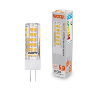 Светодиодная лампа WOLTA WSTD-JC-220V7W4KG4-C 7Вт 4000K G4 WSTD-JC-220V7W4KG4-C