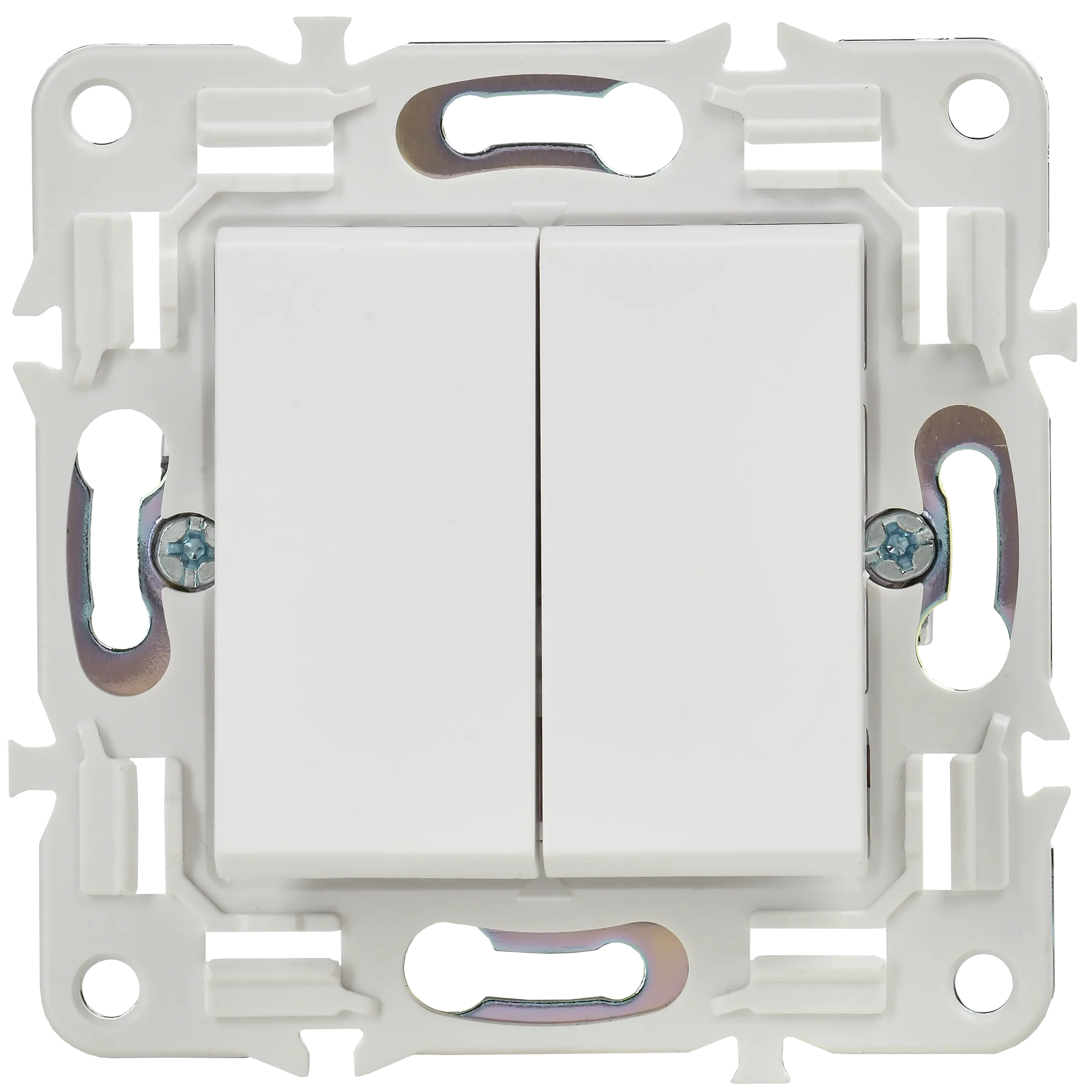 SKANDY Выключатель 2-клавишный проходной 10А SK-V05W арктический белый IEK - Фото 5