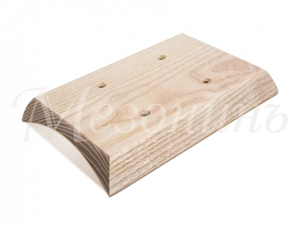 Накладка "Классика"на оцилиндрованное бревно D240мм., прямой угол, установочная площадка: 150 х 90 м