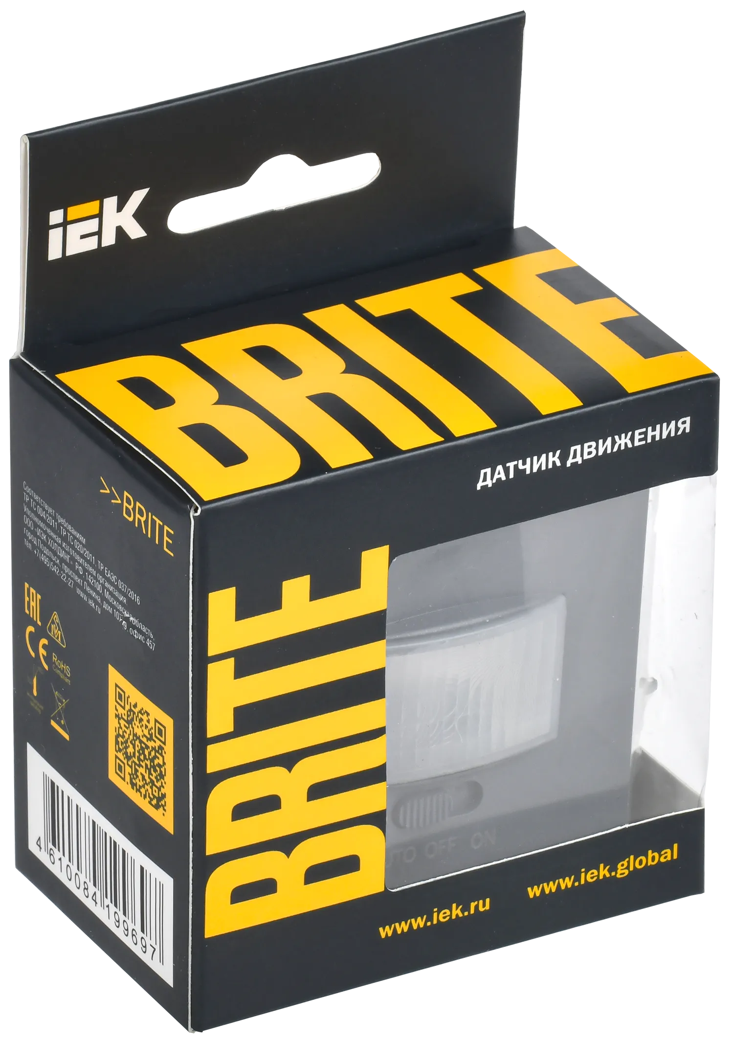 BRITE Датчик движения ДС10-1-БрМ маренго IEK - Фото 2