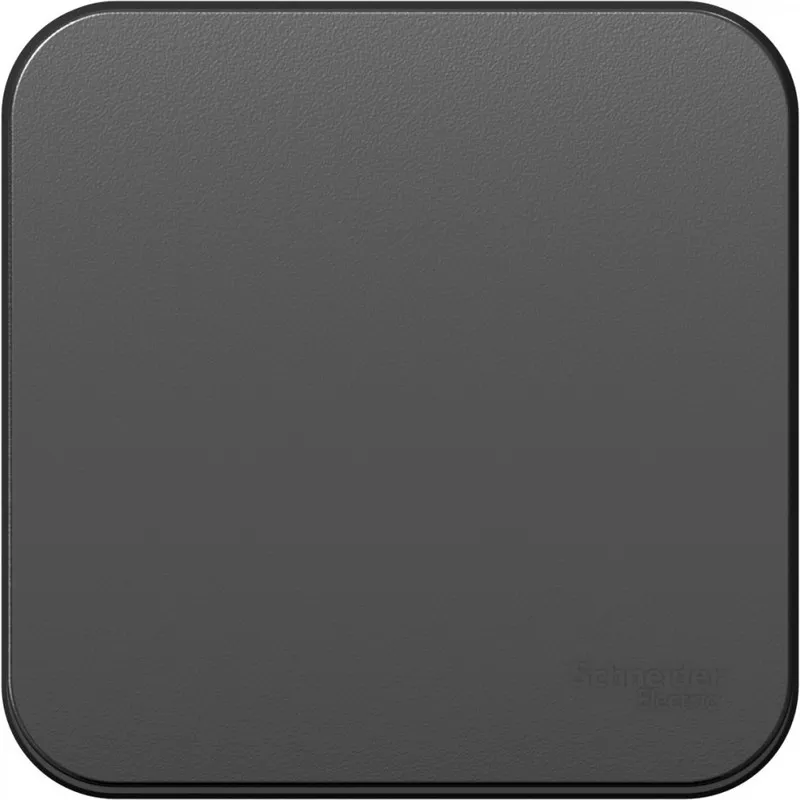 Выключатель 1-кл. ОП Blanca 10А IP20 (сх. 1) 250В с изолир. пластиной антрацит SE BLNVA101016 - Фото 3