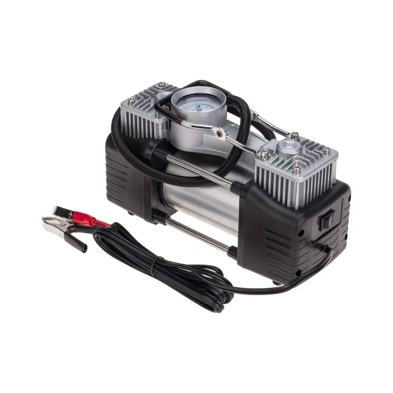 Компрессор автомобильный усиленный двухпоршневой (60л/мин, 10 АТМ) REXANT - Фото 4