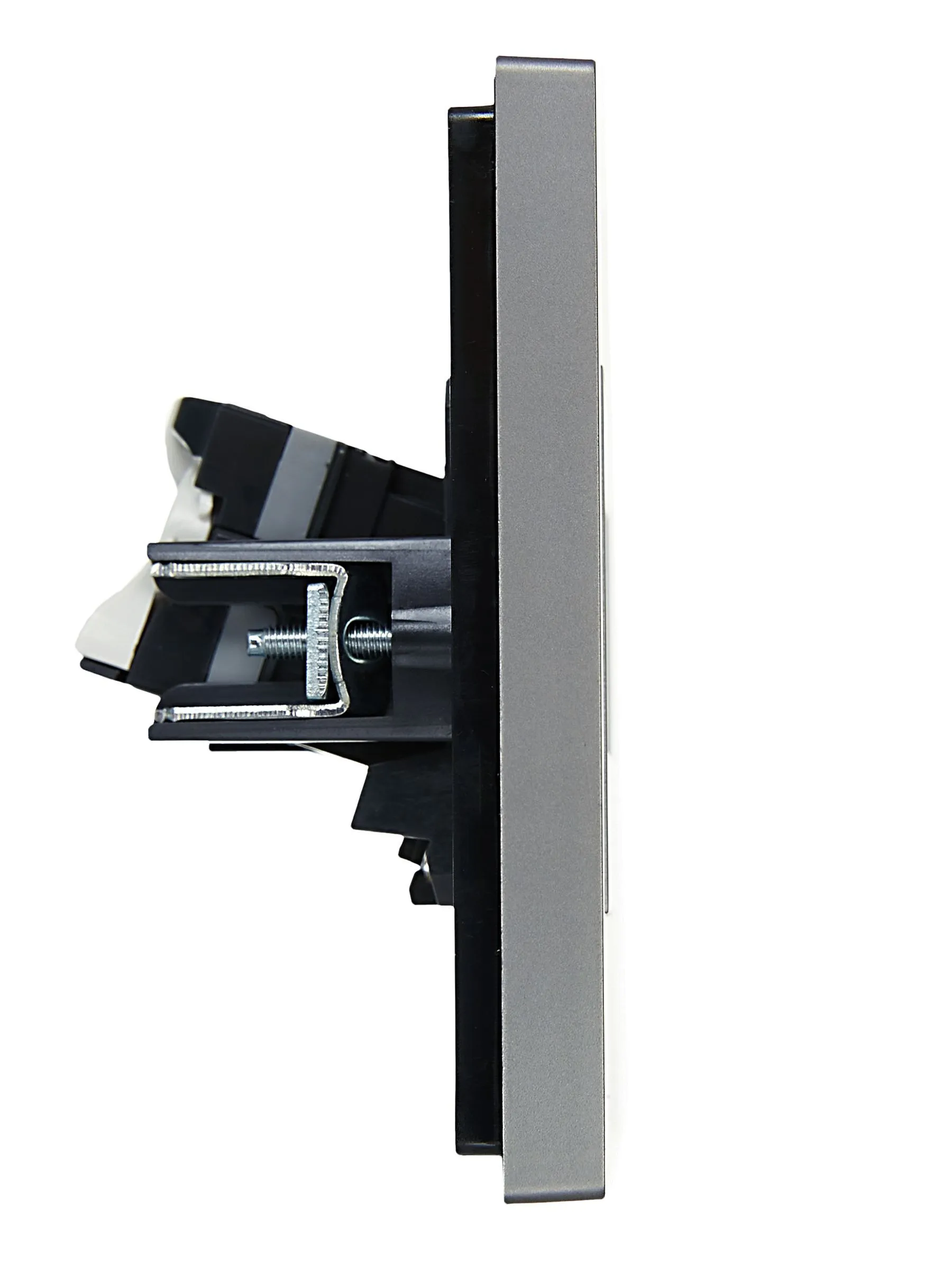 FORTE&PIANO Розетка компьютерная двойная RJ45 кат.5E FP533 сталь IEK - Фото 4