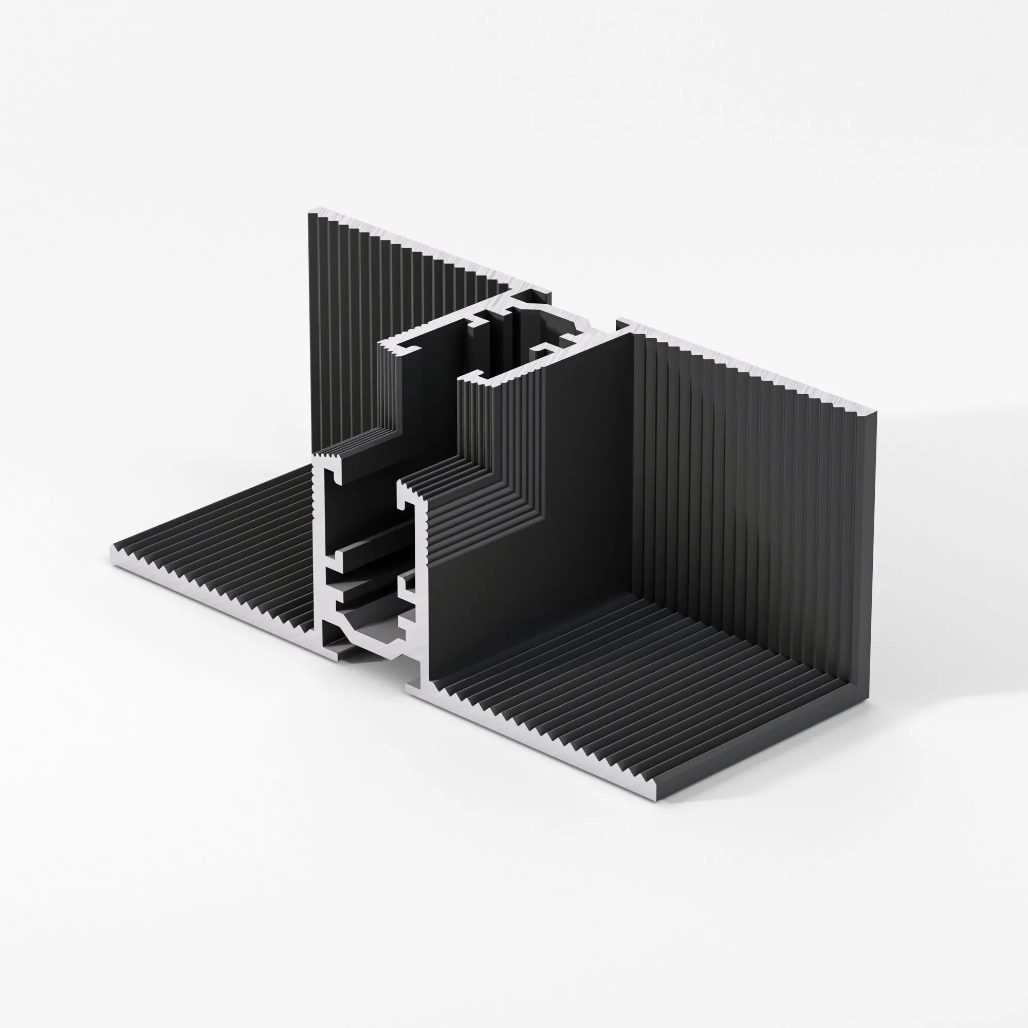 Mini Magnetic Коннектор угловой внутренний для встраиваемого шинопровода (черный) - Фото 6