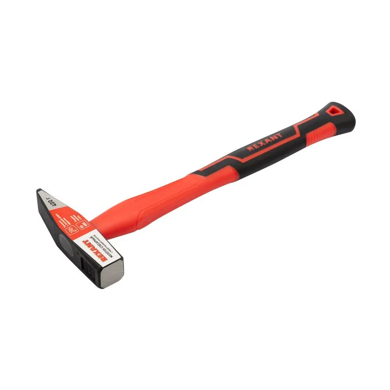 Молоток 400г фибергласовая рукоятка REXANT - Фото 2