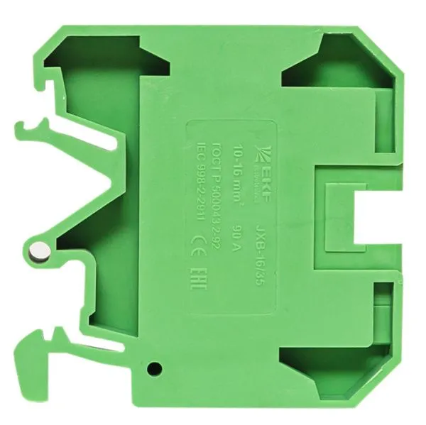 Колодка клеммная JXB-16/35 зеленая EKF - Фото 5