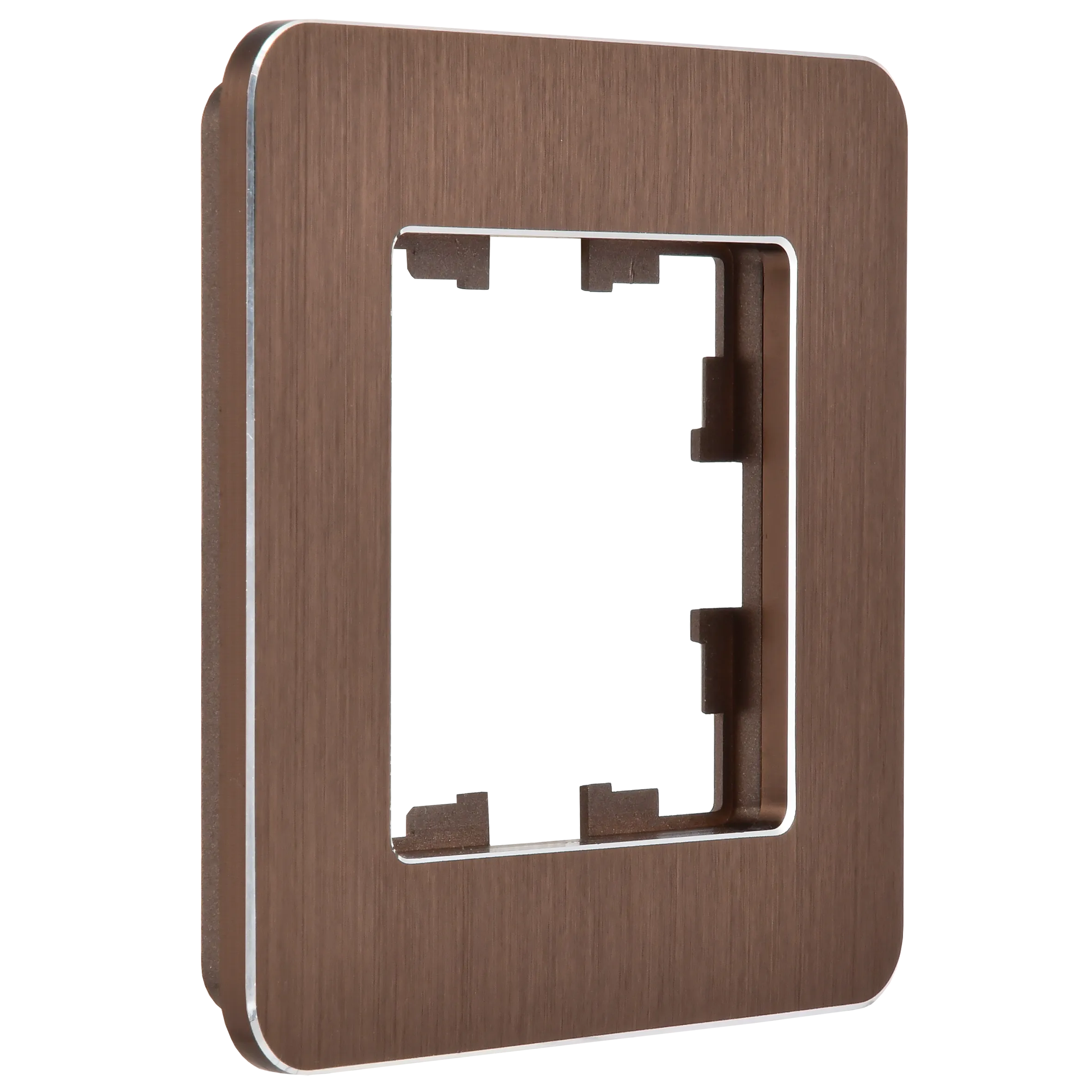 BRITE Рамка 1-местная РУ-1-1-Бр металл коричневый RE AL IEK - Фото 4
