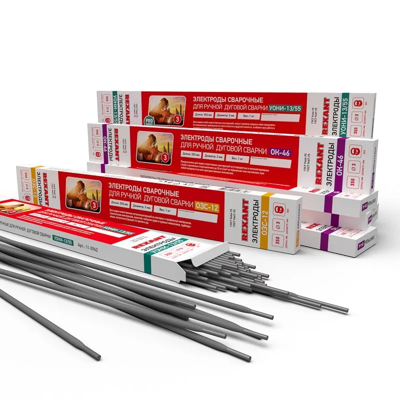 Электрод REXANT УОНИ-13/55, 350 мм/3 мм, пачка 1 кг - Фото 3