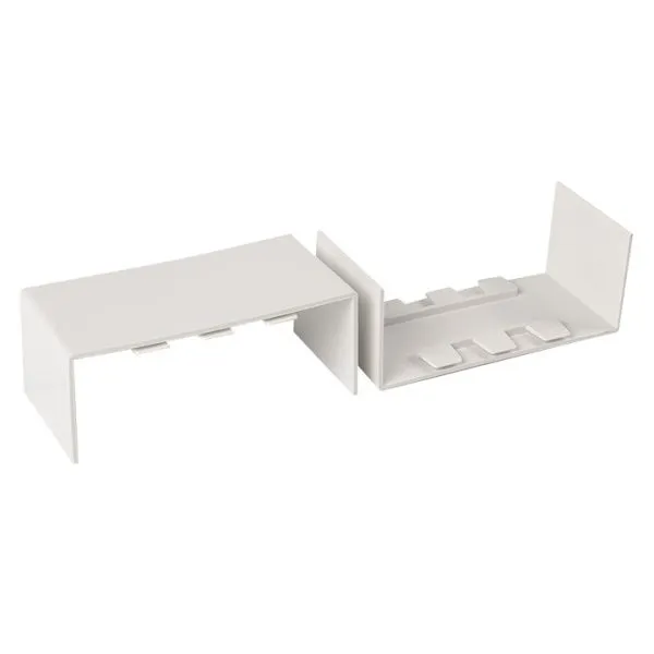 Соединитель (100х40) (2 шт) белый EKF-Plast - Фото 5