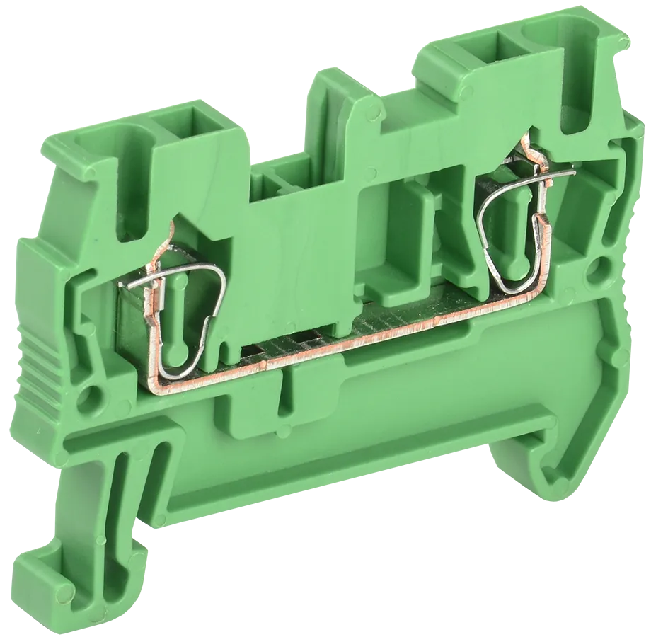 Клемма пружинная КПИ 2в-1,5 17,5А зеленая IEK