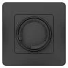 Светорегулятор поворотно-нажимной универсальный СП Blanca 400Вт антрацит SE BLNSS040016 1210391