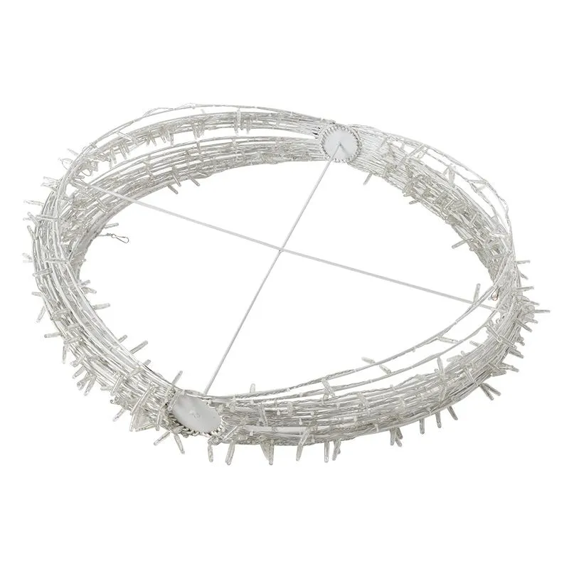 Шар светодиодный 230V, диаметр 90 см, 372 светодиода, цвет белый - Фото 4