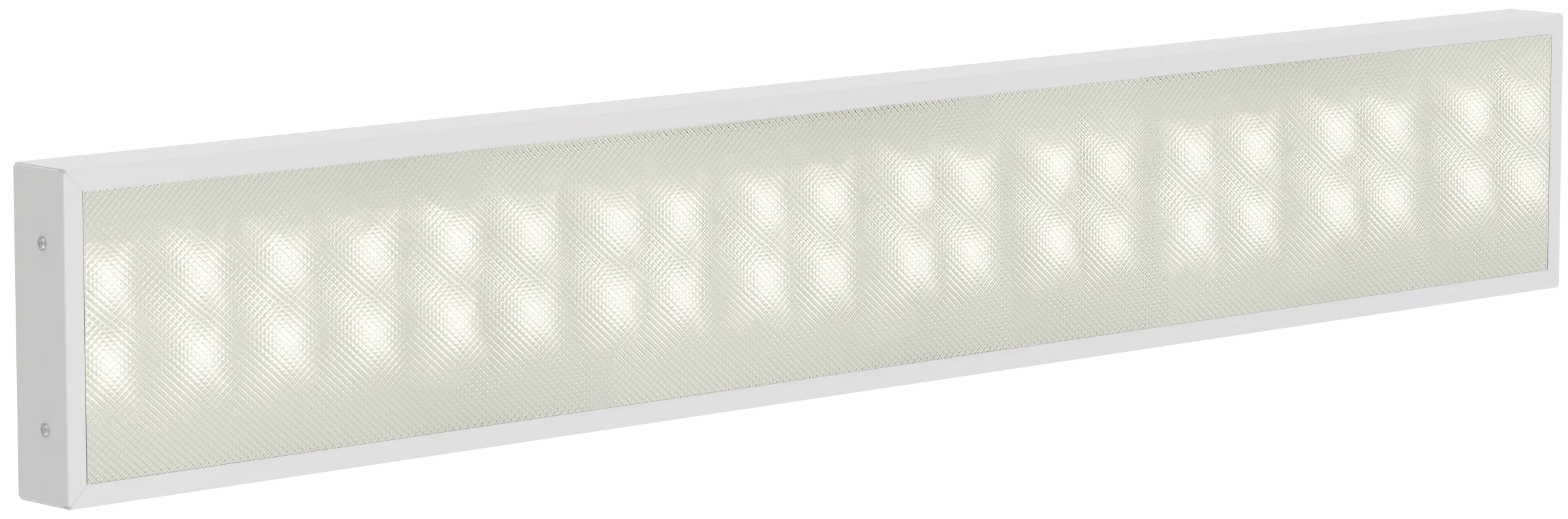 LIGHTING PRO Светильник светодиодный ДВО 1031 36Вт 3000К IP40 1195х180мм призма IEK - Фото 2