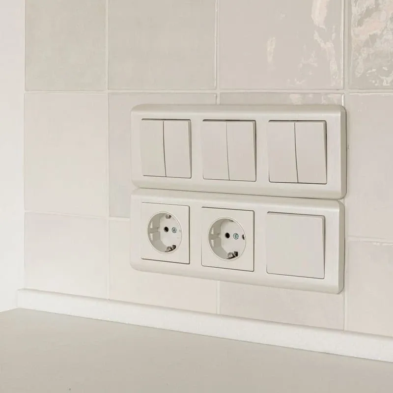 Розетка с заземлением (перламутровый рифленый) Werkel - Фото 5