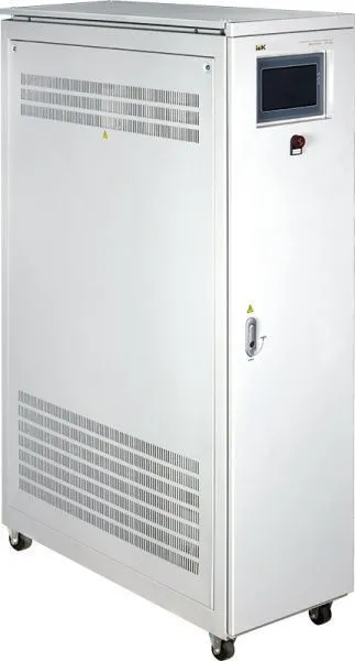 Стабилизатор напряжения трёхфазный напольный 150кВА INDUSTRIAL IEK IVS10-3-150-12
