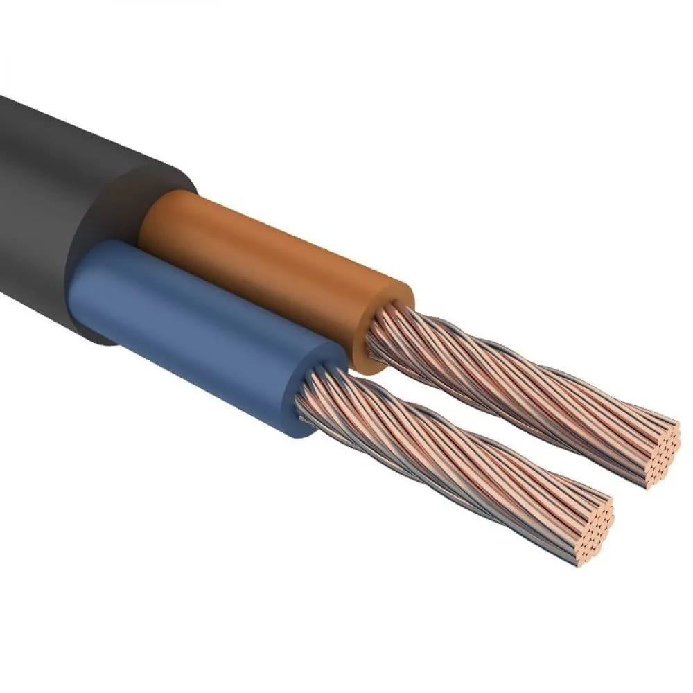 Провод ПВС-Т 2х0,75 чер Автопровод А00324