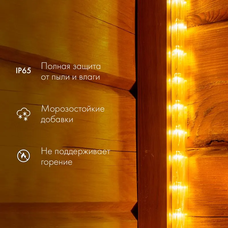 Дюралайт LED двухжильный 24В 13мм 36 LED/м БЕЛЫЙ постоянное свечение модуль 0,5м бухта 100м NEON-NIGHT - Фото 2