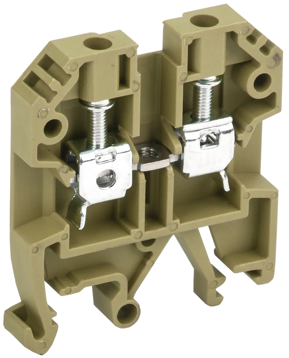 Клемма винтовая КВИ-4мм2 желтая IEK