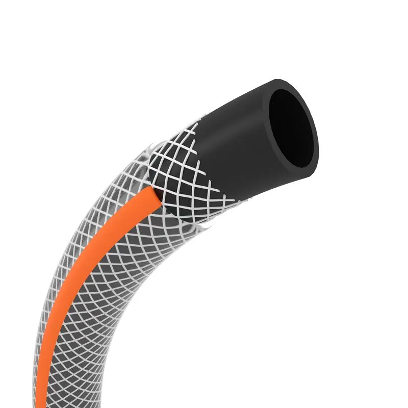 Шланг поливочный ПВХ 3-х слойный армированный 3/4" 25м Стандарт Плюс ЧЕТЫРЕ СЕЗОНА - Фото 3