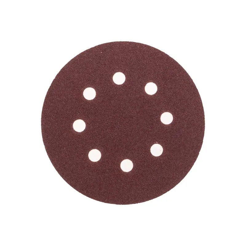 Диск абразивный на ворсовой основе, на липучке, перфорированный, P100, 125мм, 10 шт. KRANZ KR-91-1167