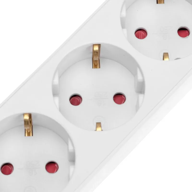 Удлинитель STANDARD 3 гнезда, 3м, 3х1,0мм², с/з, с выключателем, 2 USB, белый REXANT - Фото 5