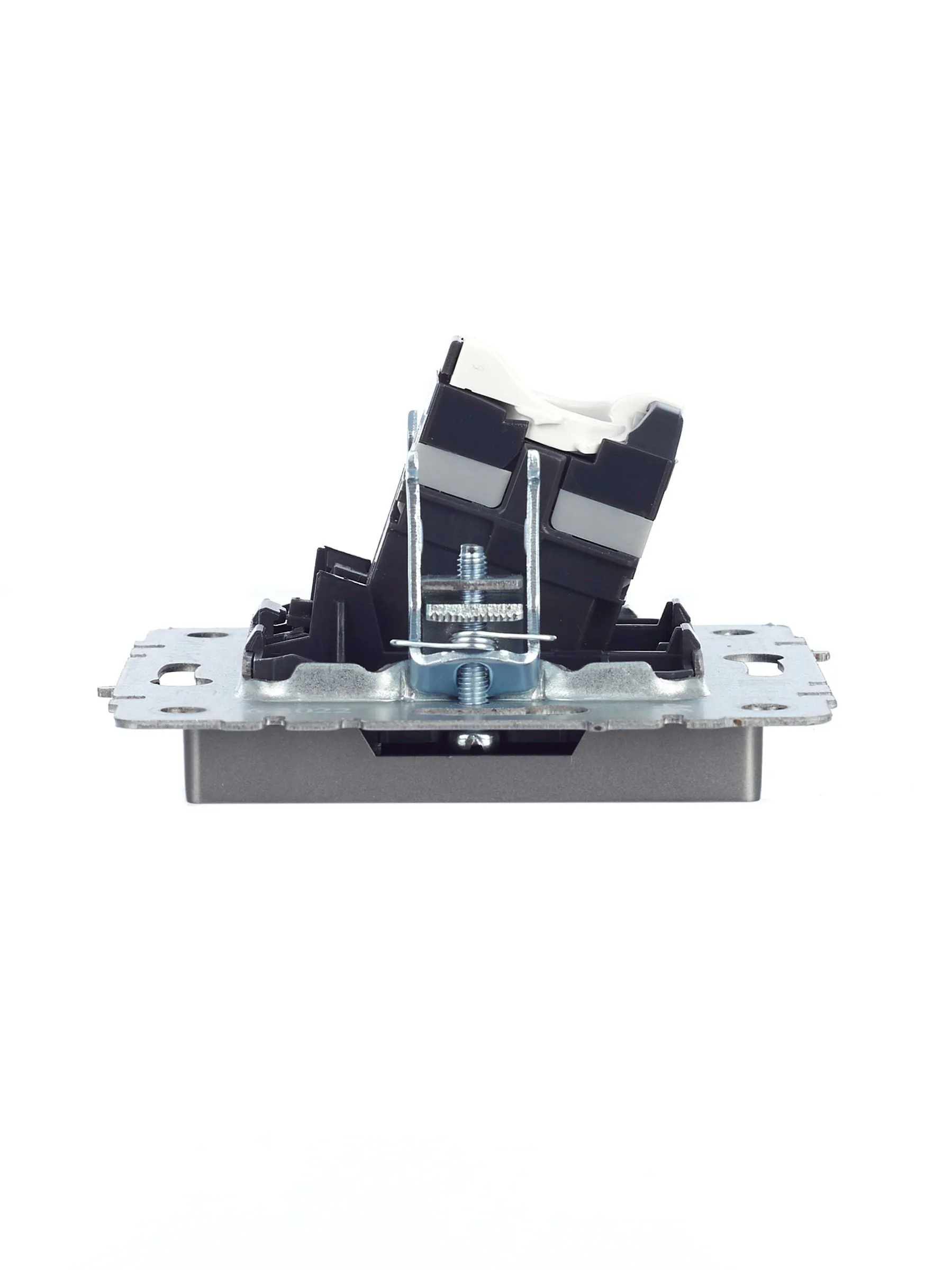 BRITE Розетка компьютерная RJ45 кат.5E РК10-БрС сталь IEK - Фото 4