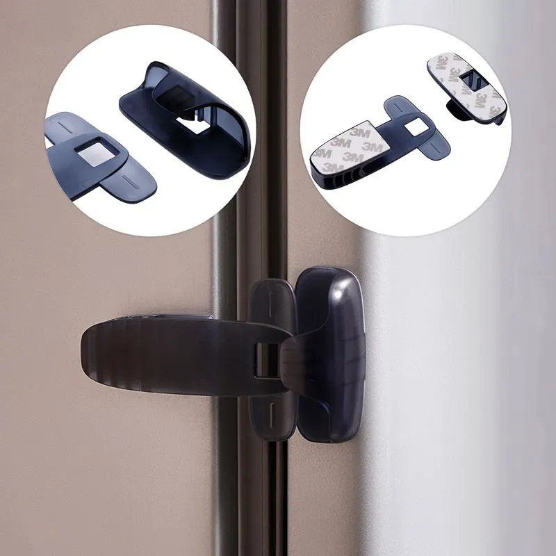 Замок-блокиратор для холодильника, черный (1 шт/уп) HALSA - Фото 3