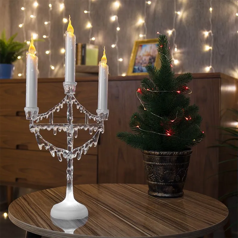 Фигура на подставке Подсвечник со свечками 50 см - Фото 2