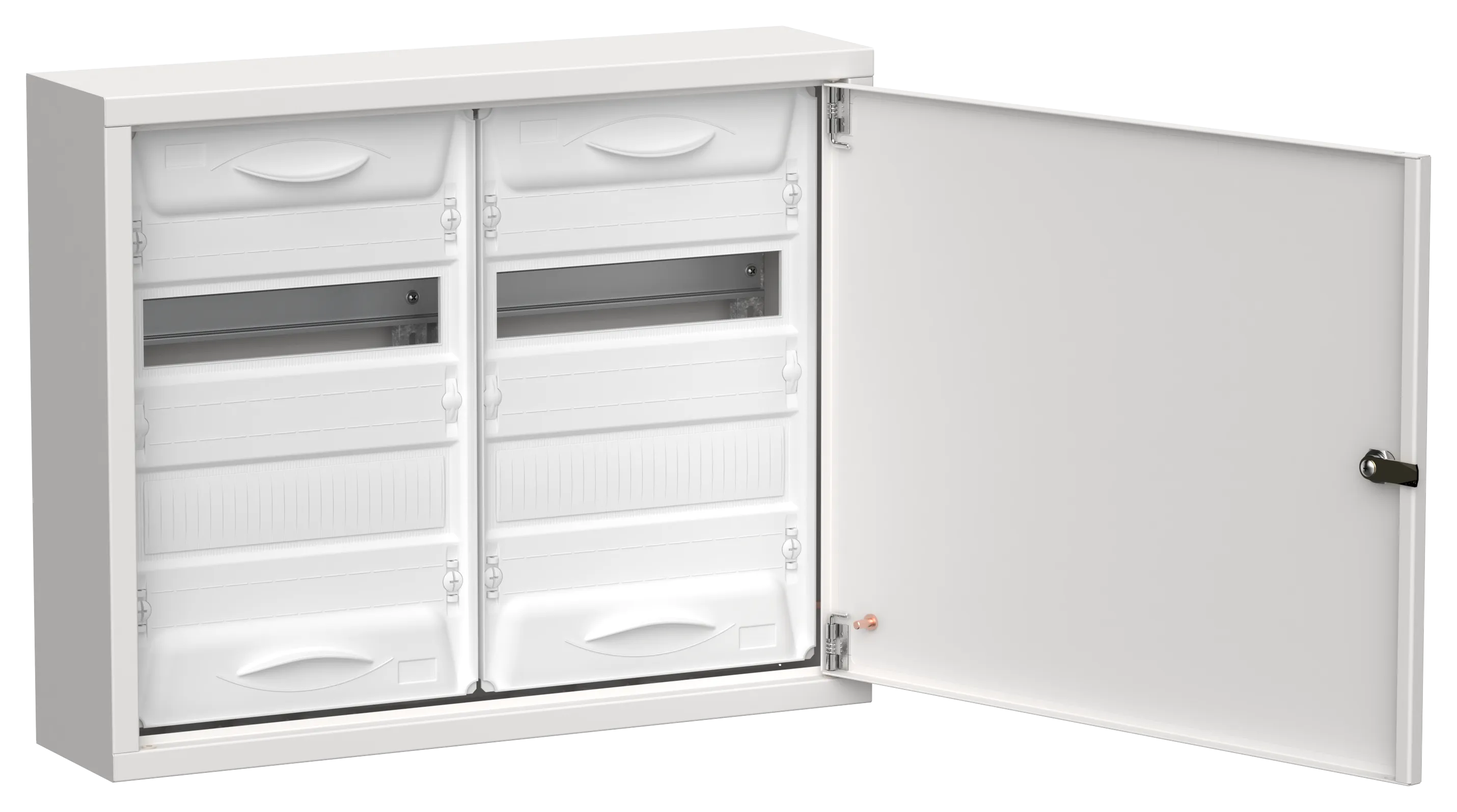 TITAN 5 Корпус металлический ЩРн-48 (2х24) 460х570х140мм IP31 белый (одна дверь) IEK