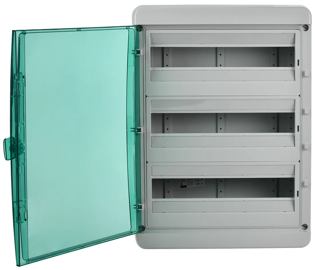 TEKFOR Корпус пластиковый КМПн-54 IP65 зеленая прозрачная дверь IEK - Фото 6