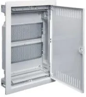 Щит cкрытой установки Multimedia, (631х348х89) IP-30 // Hager - Volta (Белая дверь с перфорацией) VU36NWB