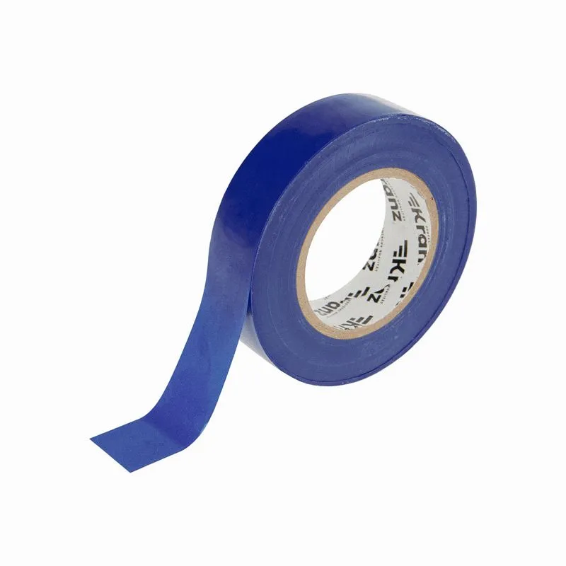 Изолента ПВХ 0,13х19мм, 25м, синяя KRANZ - Фото 3