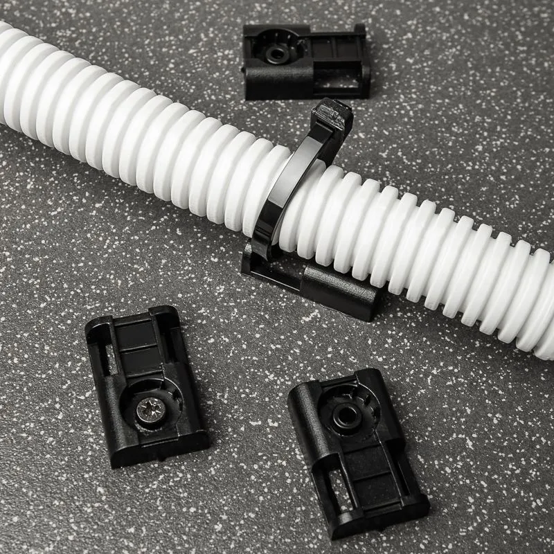 Площадка под стяжку для прямого монтажа 30х20мм, черная (100 шт/уп) REXANT - Фото 2