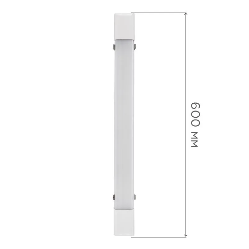 Светильник линейный СПО опал IP20 18Вт 185-265В 4000K нейтральный свет 0,6м REXANT - Фото 3