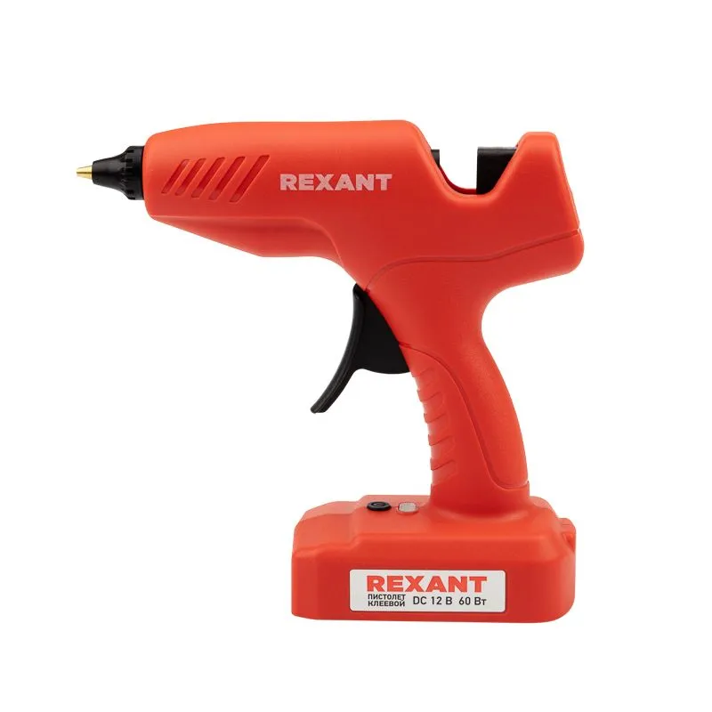 Пистолет клеевой, 60Вт, Ø11мм, ЭКСПЕРТ, аккумуляторный, коробка REXANT - Фото 3