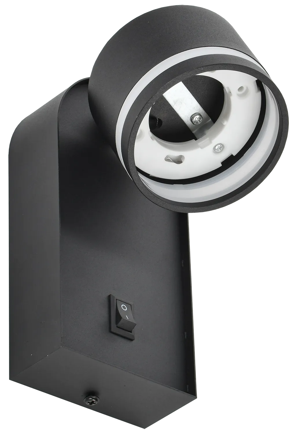 LIGHTING Светильник 4035 накладной настенный под лампу GX53 черный IEK LT-UBB0-4035-GX53-1-K02