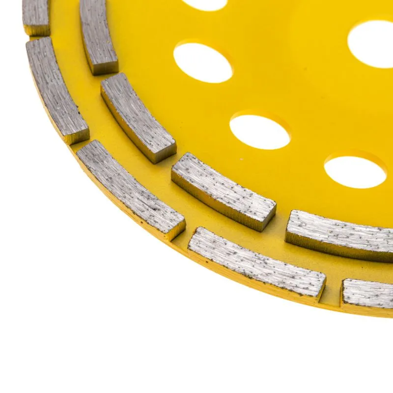 Чашка алмазная шлифовальная, двухрядная, 230х22,2мм KRANZ - Фото 3