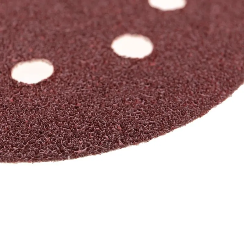 Диск абразивный на ворсовой основе, на липучке, перфорированный, P40, 125мм, 10 шт. KRANZ - Фото 4