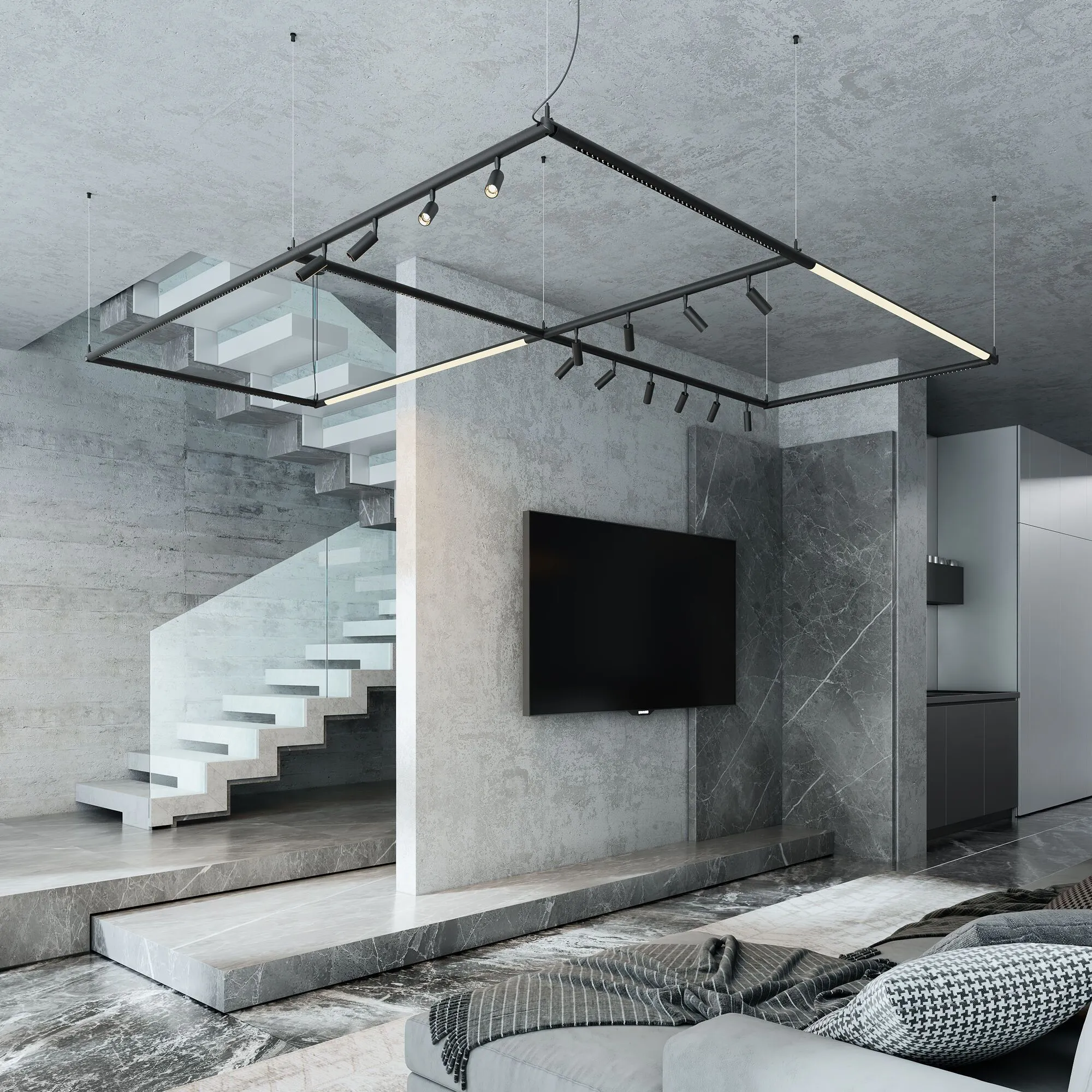 Module System Трековый светильник 18W 3000K (черный) 85177/01  - Фото 5