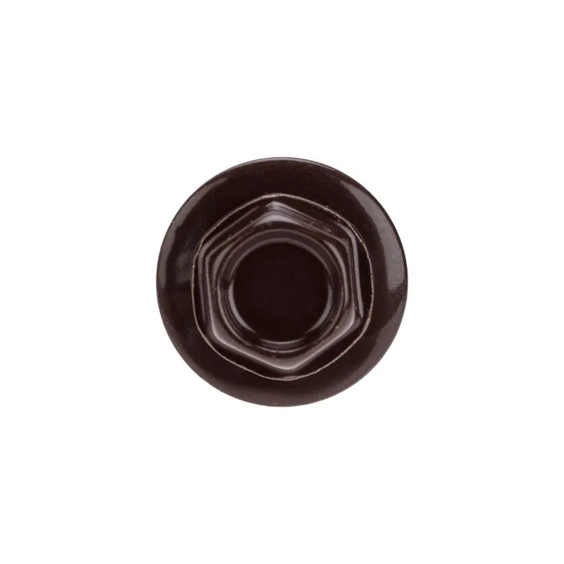 Саморез кровельный 4,8х35мм, окрашенный RAL 8017, короб (250 шт/уп) KRANZ - Фото 3