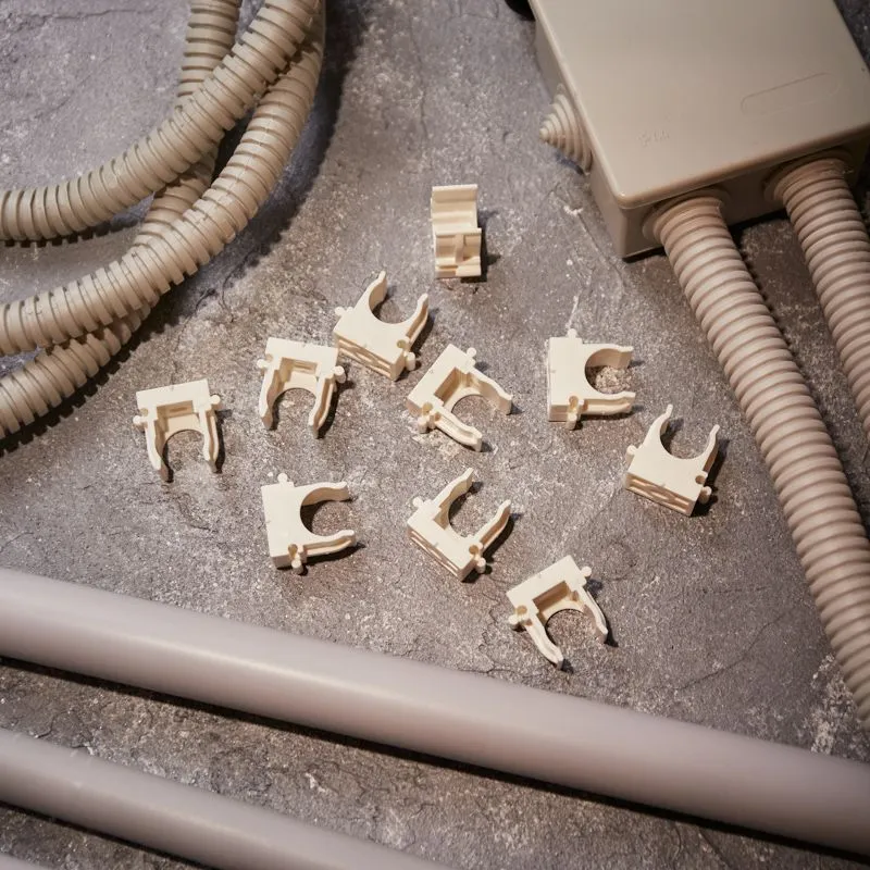 Крепеж-клипса для монтажного пистолета Ø 16 мм, белая (100 шт/уп) REXANT - Фото 2