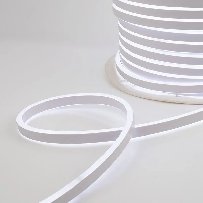 Гибкий неон LED SMD 8х16 мм, двухсторонний, белый, 120 LED/м, бухта 50 м - Фото 2