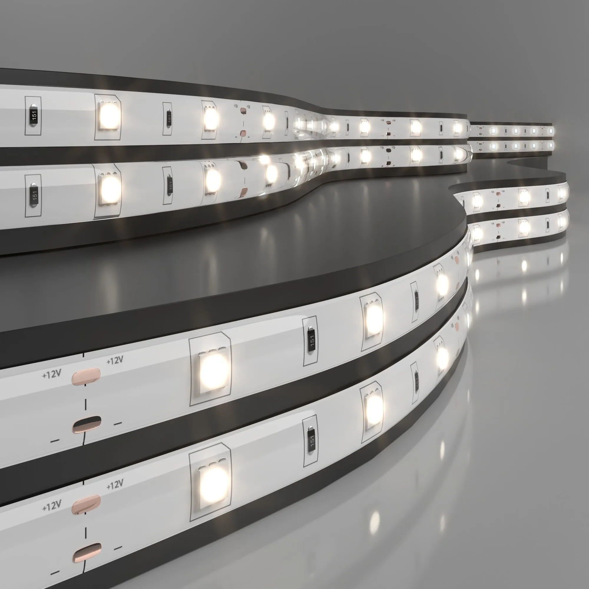 Лента светодиодная 12V 7,2W 30Led 5050 IP65 дневной белый, 5м Elektrostandard