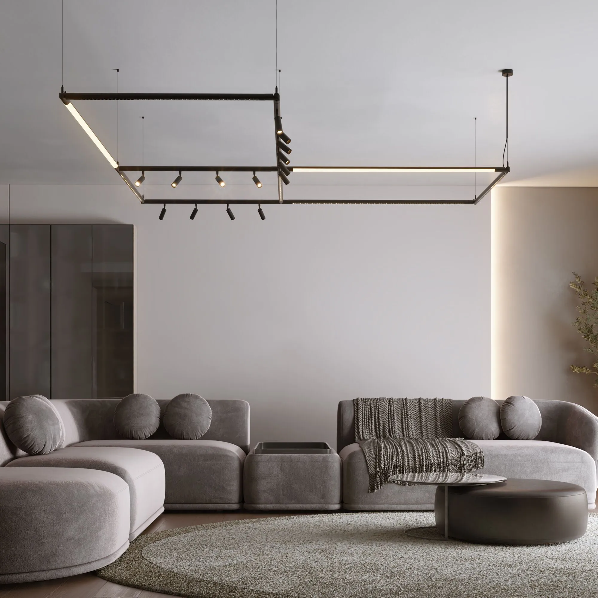 Module System Трековый светильник 24W 3000K (черный) 85176/01  - Фото 6