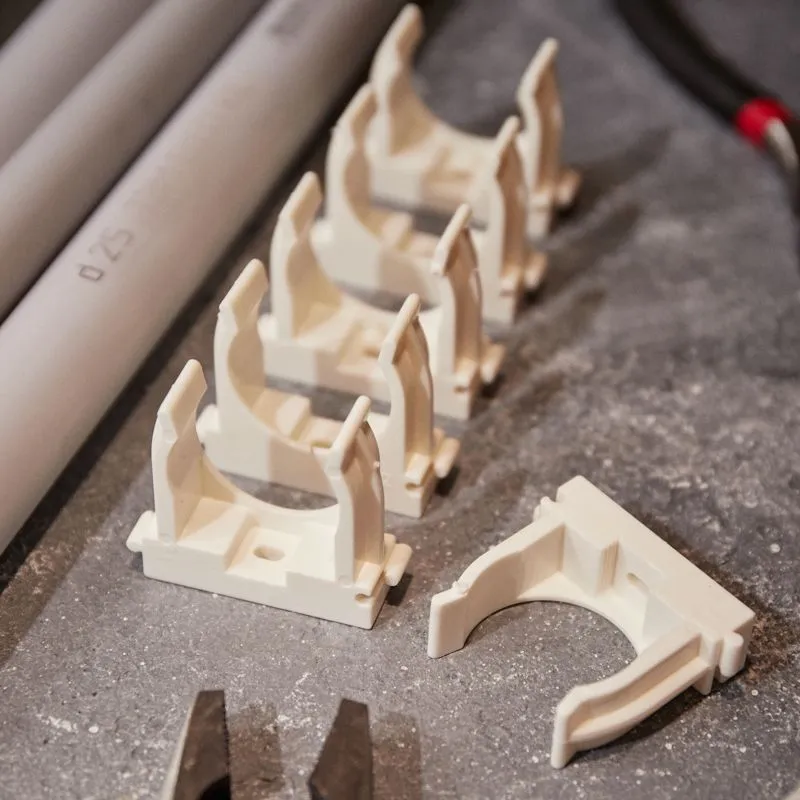 Крепеж-клипса для монтажного пистолета Ø 32 мм, белая (50 шт/уп) REXANT - Фото 4