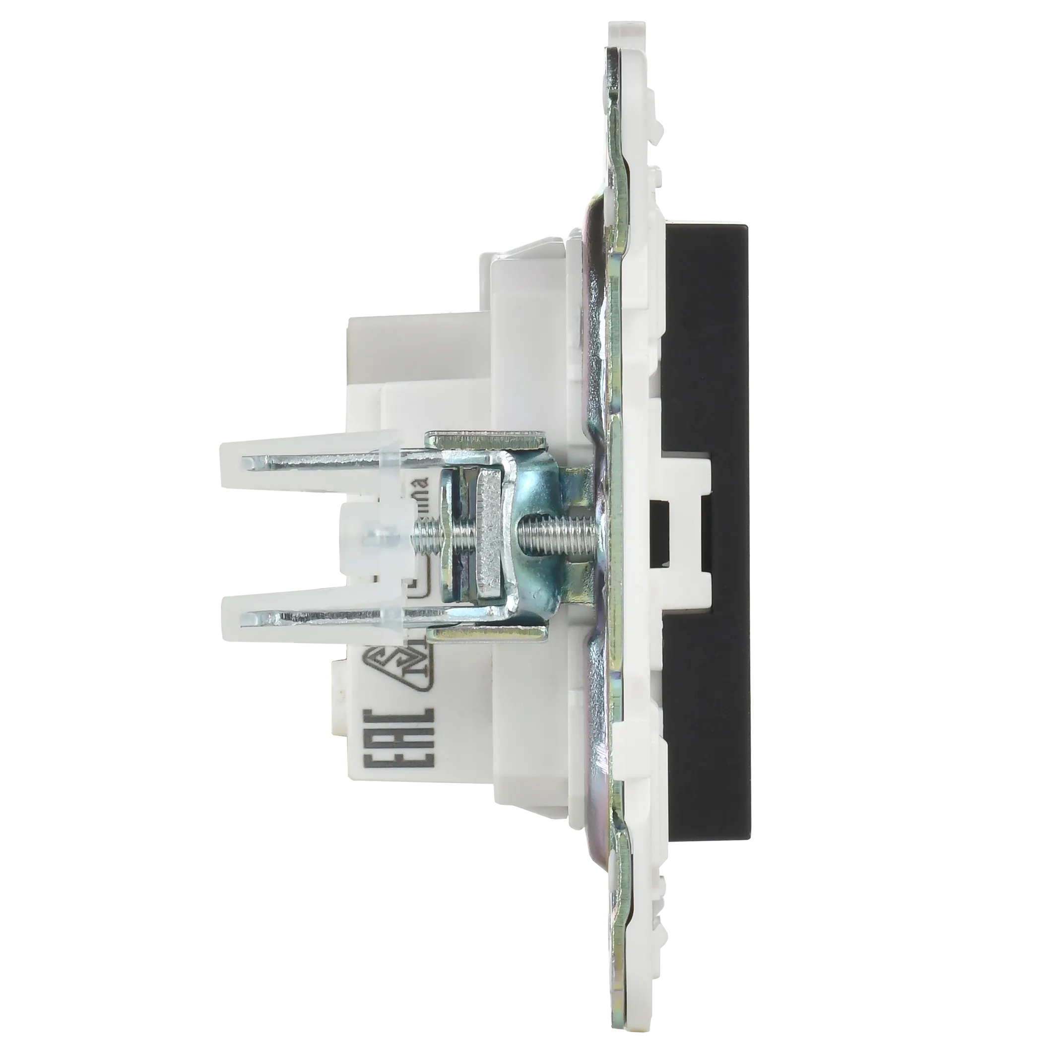 SKANDY Розетка без заземления без защитных шторок 10А SK-R02Bl черный IEK - Фото 5