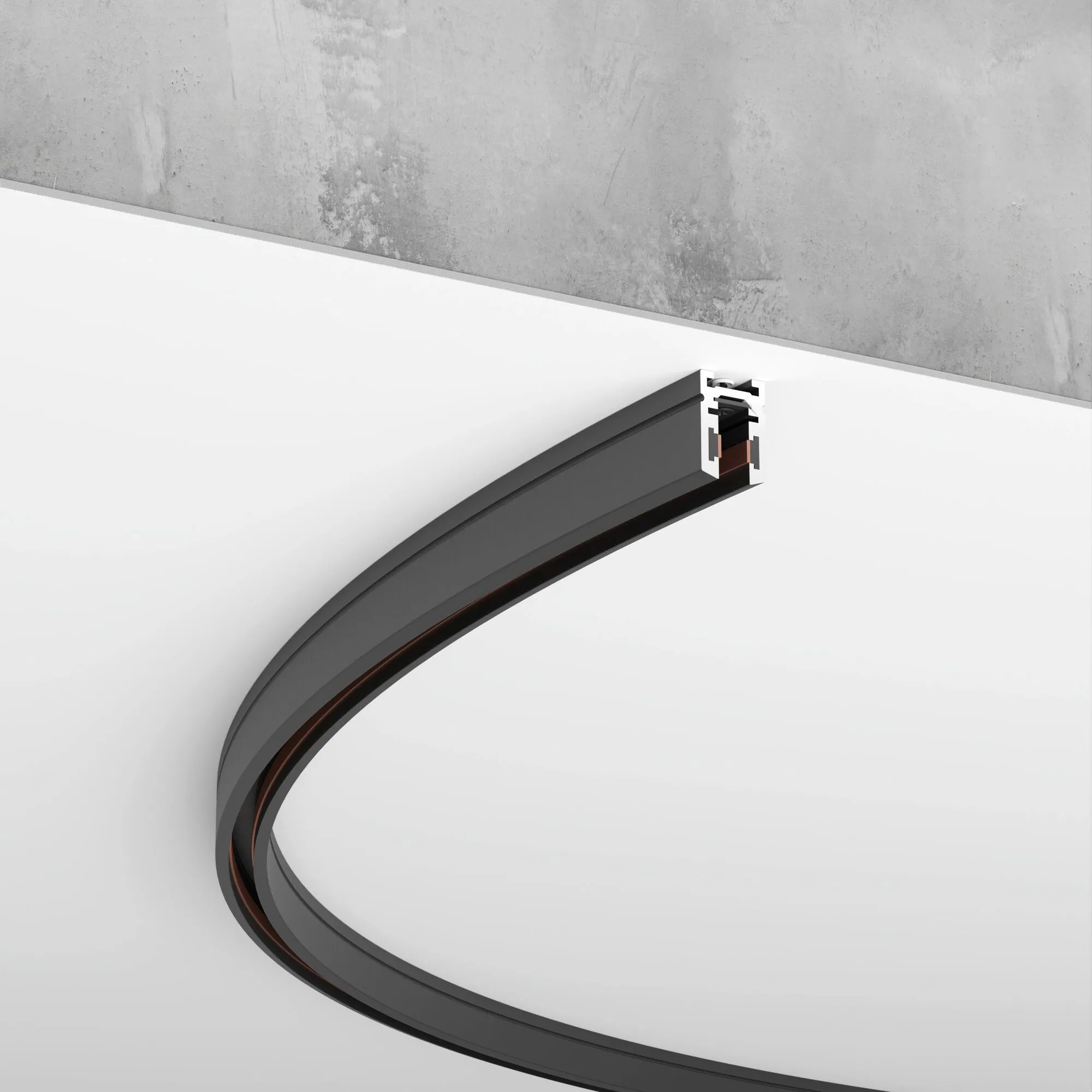 Mini Magnetic Шинопровод накладной (черный) Ø600 мм - Фото 6