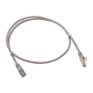 Патч-корд TERACOM PRO Cat.6 экран. FTP LSZH серый (1,0м) TRP-6FTP-LSH-1M-GY